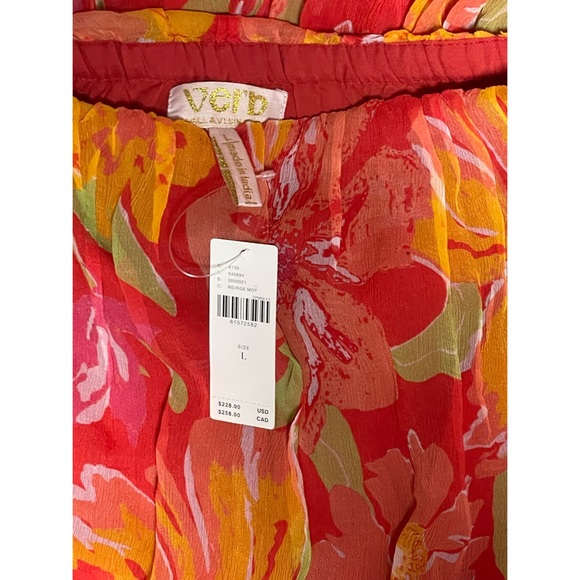 Anthropologie Ravenna Tiered Midi Dress NWT - SZ L - Picture 5 of 12